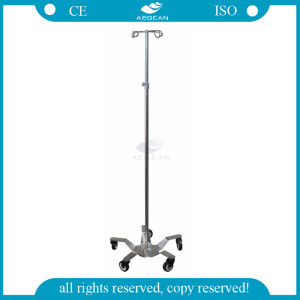 AG-Ivp001 Adjustable Stainless Steel Hospital Furniture Hospital IV Drip Stand