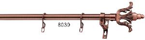 Electroplate Iron Curtain Rod with Accessories (8036)