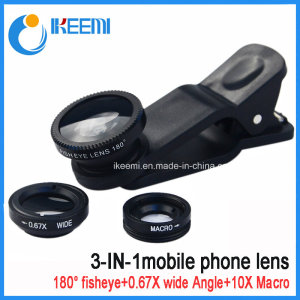 Universal 3 in 1 Clip Camera Lens for Mobile Phone